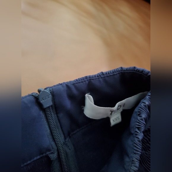 Tibi Women's Navy Long Sleeve Blouse retail $495 Xxs - Picture 4 of 8